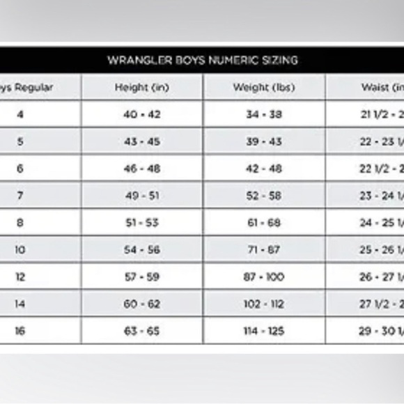 Wrangler Authentics-Boys Five pocket Jeans size 14 Regular Drk Wash ZBSCBM2 - Picture 10 of 10